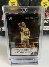 Topps Decades WWE 2006 Hulk Hogan Memorable Quotes Insert 18/25 MQ9 picture