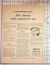 WWII Sperry Ball Turret Magazine Article B-17 Flying Fortress War Bonds picture
