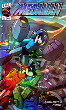 MEGAMAN #1 CVR B MIC FONG HOLOFOIL WRAPAROUND VARIANT DREAMWAVE 2003 9.8 VF/NM picture