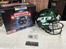 Garrett Wilson - NFL Speed - Replica - Signed Helmet  Box & Fanatics COA - SPBKN picture