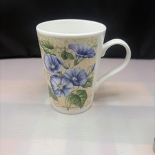 Crown Trent Fine Bone China 4” Mug Coffee Tea Morning Glory Design (England) picture