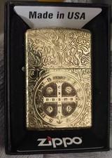 Constantine brass zippo lighter In a New Box picture