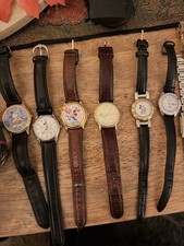Lot of 6 Vintage Disney Mickey Mouse Watches picture