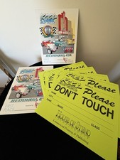 Vintage 1999 Kool April Nites 10th Anniversary Car Show Awards Placards 7pc picture