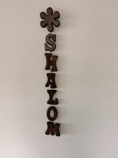 VTG Wooden Shalom Wall Hanging picture