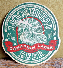 Moosehead Vintage Beer Coaster ... vintage picture