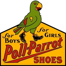 Poll Parrot Shoes for Boys & Girls NEW Sign 40