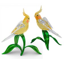 New 100% Genuine SWAROVSKI Crystal Idyllia Cockatiel Bird Deco Display  5721544 picture