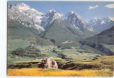 Postcard Tarasp Castle Engadine Valley Switzerland picture