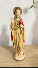Vintage Japanese Sacred Heart of Jesus Statue – 12” – Made in Japan – Religious picture