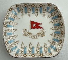 RMS Titanic 1st Class Wisteria Pattern Dish - Authentic Replica picture