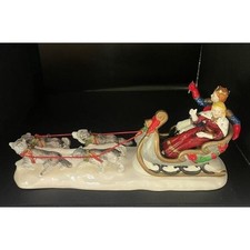 Vintage Dept 56 Snow Village Snow Carnival King & Queen 54869 Original Box picture