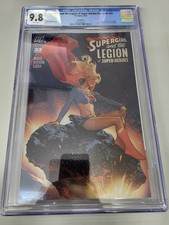Supergirl and the Legion of Super-Heroes #23 Facsimile Foil Hughes Cover CGC 9.8 picture