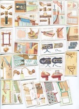 1927 W. D. & H. O. WILLS HOUSEHOLD HINTS SERIES 50 TOBACCO CARD SET picture
