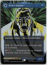 Bruce Banner / The Incredible Hulk 0390 Foil Marvel Magic The Gathering picture