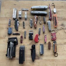 Small Flate Rate Box Of Knives, Multitools, Other- 30 Items For 29.95-Box#7 picture