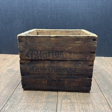 Vintage Advertising Cup Grease Standard Oil Company (INDIANA) WOODEN BOX picture