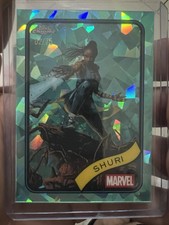 Shuri 02/75 Shappire Topps Chrome Refractor Parallel #96 Black Panther MCU  picture