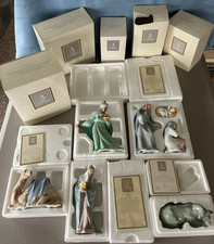 Avon Bethlehem Nativity Collection Complete 8 Pc Set w/Boxes picture