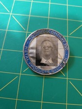 Vintage KOPPERS Company Employee Photo ID Badge Pittsburgh PA Baltimore MD Metal picture