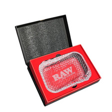 Raw Rolling Papers Giorgio Vasari Glass Ashtray in Presentation Box picture
