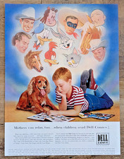 1952 Dell Comics Ad Bugs Bunny Woody Woodpecker Vintage Original Ephemera picture