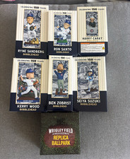 Chicago Cubs Bobblehead Lot Sandberg Santo Caray Wood Zobrist + Ballpark picture