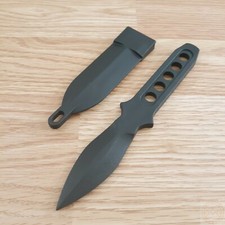 CIA Sticker Fixed Knife 3 Double Edge Blade One Piece Polycarbonate Construction picture