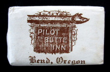 Pilot Butte Inn Hotel In Bend Oregon Mini Soap Bar Vintage Souvenir Advertising picture