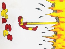 Hand Drawn Iron Man Original Illustration By Servando Esquer picture
