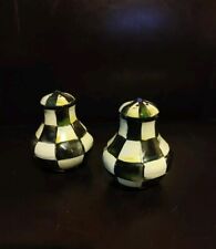 Mackenzie-Childs Courtly Check Salt & Pepper Shakers picture