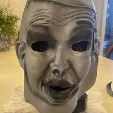 Vintage 1996 Turner Entertainment Co. Wizard Of Oz Tin Man Full Halloween Mask picture