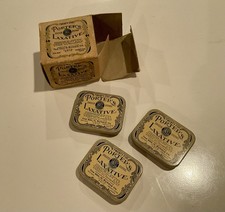 Vintage Porter's Laxative Lot Of 3 Tins and Box NOS Geo. H. Rundle Company picture