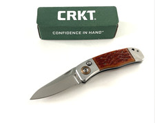 CRKT 7233 Lake's Folding Knife Jig Bone Handle picture