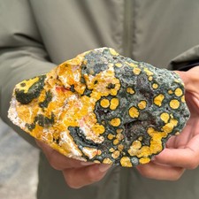 863g Natural Raw Ocean Jasper With Druzy Rough Quartz Crystal Mineral Specimen picture