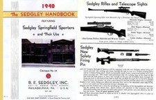 Sedgley 1940 Handbook & Custom Gun Catalog #48 (Phil., PA) picture
