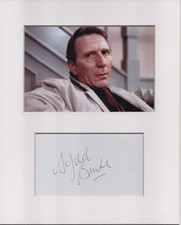 Alfred Burke public eye signed genuine authentic autograph signature UACC RD COA picture