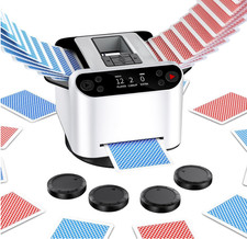 Barajador y Repartidor Automático de Cartas para 1-2 Mazos, Compatible con Hasta picture