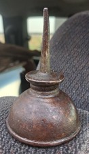 VINTAGE Mini Thumb Pump Oil Can-- About 2.5