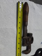 GENUINE STILLSON NO 10 PIPE WRENCH DOUBLE SPRIING BEAUTIFUL DISPLAY READY  picture