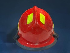 Vintage Cairns Command 103 Red Firefighter Helmet Reflective Trim Fire Rescue picture