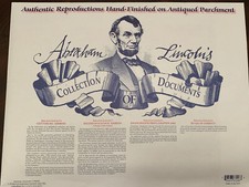 Abraham Lincoln’s collection of documents  picture