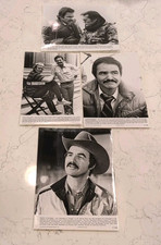 1978 HOOPER BURT REYNOLDS MOVIE PRESS PHOTO LOT (4) w/ TERRY BRADSHAW picture