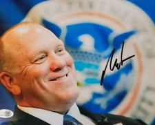 TOM HOMAN BORDER CZAR Autograph METALLIC 11X14 Hand Signed With JSA COA picture