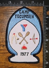 Camp Tecumseh 1977 YMCA Camp Patch picture