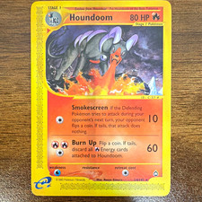 Pokémon Houndoom 14/147 - 2002 - Aquapolis - Near Mint - vintage Pokemon card picture