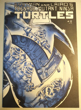 TEENAGE MUTANT NINJA TURTLES issue#2 (MIRAGE 1984) second printing NM- 1st Oneil picture