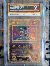 RARE AND HIGHLY COVETED ANCIENT MEW 2000 PROMO WITH DOUBLE SWIRL💫💫- ACE 9 MINT picture