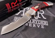 Rough Ryder Reserve Balboa Red Jigged Bone D2 Tool Steel Pocket Knife RRR039 picture