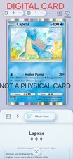 Lapras pokemon Pocket Mobile Game card genetic apex set ◇◇◇ Rare cards for trade picture